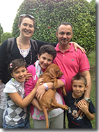 RICCARDO CON FAMIGLIA E TOBIA LUGLIO 2013
